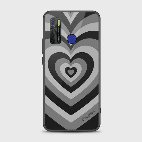 Infinix Hot 9 Cover - O'Nation Heartbeat Series - HQ Ultra Shine Premium Infinity Glass Soft Silicon Borders Case