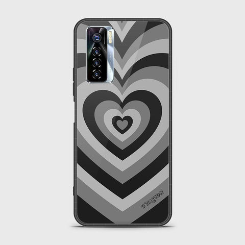 Tecno Camon 17 Pro Cover - O'Nation Heartbeat Series - HQ Ultra Shine Premium Infinity Glass Soft Silicon Borders Case