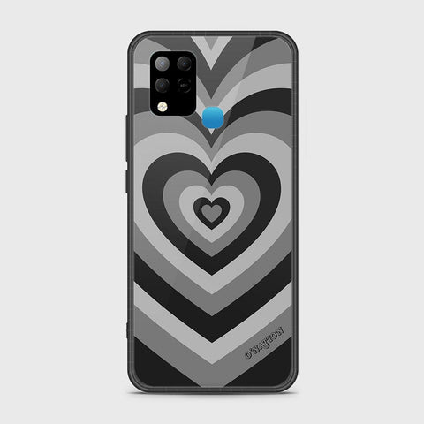 Infinix Hot 10s Cover - O'Nation Heartbeat Series - HQ Ultra Shine Premium Infinity Glass Soft Silicon Borders Case