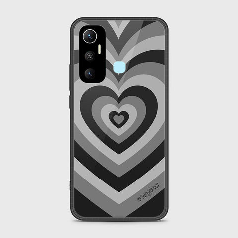 Infinix Hot 11 Cover - O'Nation Heartbeat Series - HQ Ultra Shine Premium Infinity Glass Soft Silicon Borders Case