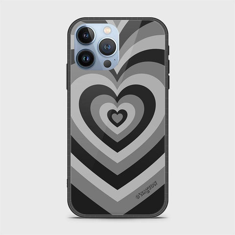 iPhone 14 Pro Cover - O'Nation Heartbeat Series - HQ Ultra Shine Premium Infinity Glass Soft Silicon Borders Case