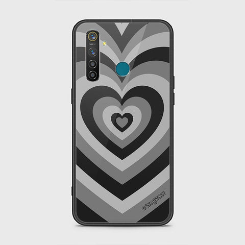 Realme 5 Pro Cover - O'Nation Heartbeat Series - HQ Ultra Shine Premium Infinity Glass Soft Silicon Borders Case