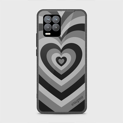 Realme 8 Cover - O'Nation Heartbeat Series - HQ Ultra Shine Premium Infinity Glass Soft Silicon Borders Case