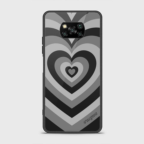 Xiaomi Poco X3 Cover - O'Nation Heartbeat Series - HQ Ultra Shine Premium Infinity Glass Soft Silicon Borders Case