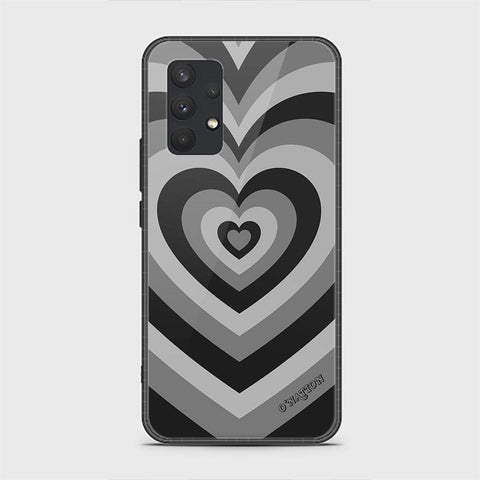 Samsung Galaxy A32 Cover - O'Nation Heartbeat Series - HQ Ultra Shine Premium Infinity Glass Soft Silicon Borders Case