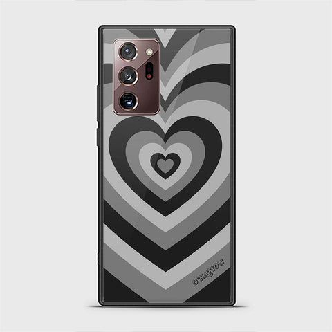 Samsung Galaxy Note 20 Ultra Cover - O'Nation Heartbeat Series - HQ Ultra Shine Premium Infinity Glass Soft Silicon Borders Case