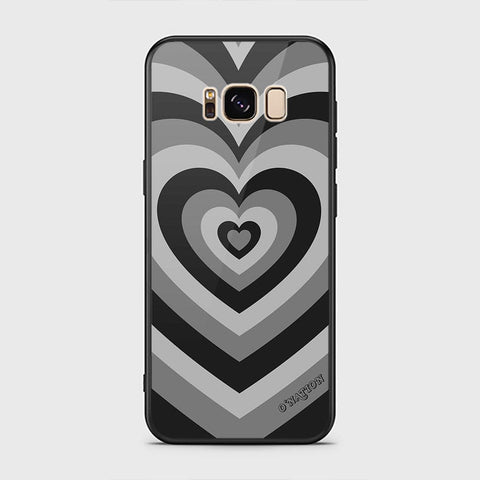 Samsung Galaxy S8 Cover - O'Nation Heartbeat Series - HQ Ultra Shine Premium Infinity Glass Soft Silicon Borders Case