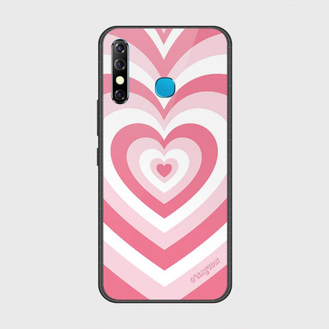 Infinix Hot 8Cover- O'Nation Heartbeat Series - HQ Ultra Shine Premium Infinity Glass Soft Silicon Borders Case