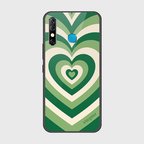 Infinix Hot 8Cover- O'Nation Heartbeat Series - HQ Ultra Shine Premium Infinity Glass Soft Silicon Borders Case