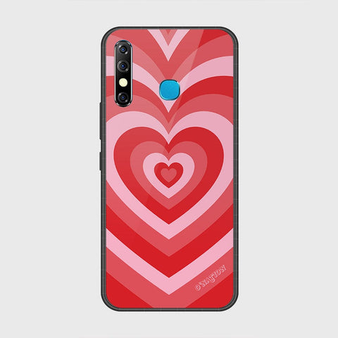 Infinix Hot 8Cover- O'Nation Heartbeat Series - HQ Ultra Shine Premium Infinity Glass Soft Silicon Borders Case