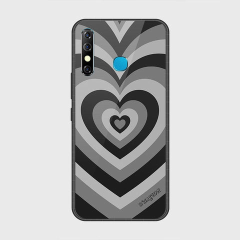 Infinix Hot 8Cover- O'Nation Heartbeat Series - HQ Ultra Shine Premium Infinity Glass Soft Silicon Borders Case