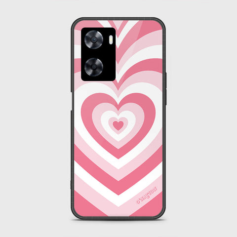 Oppo A77s Cover - O'Nation Heartbeat Series - HQ Ultra Shine Premium Infinity Glass Soft Silicon Borders Case