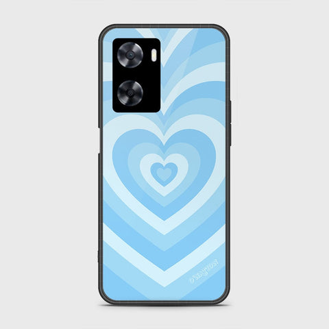 Oppo A77s Cover - O'Nation Heartbeat Series - HQ Ultra Shine Premium Infinity Glass Soft Silicon Borders Case