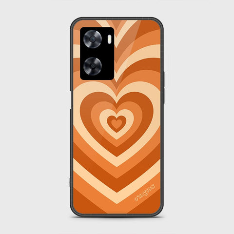 Oppo A77s Cover - O'Nation Heartbeat Series - HQ Ultra Shine Premium Infinity Glass Soft Silicon Borders Case