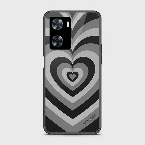 Oppo A77s Cover - O'Nation Heartbeat Series - HQ Ultra Shine Premium Infinity Glass Soft Silicon Borders Case