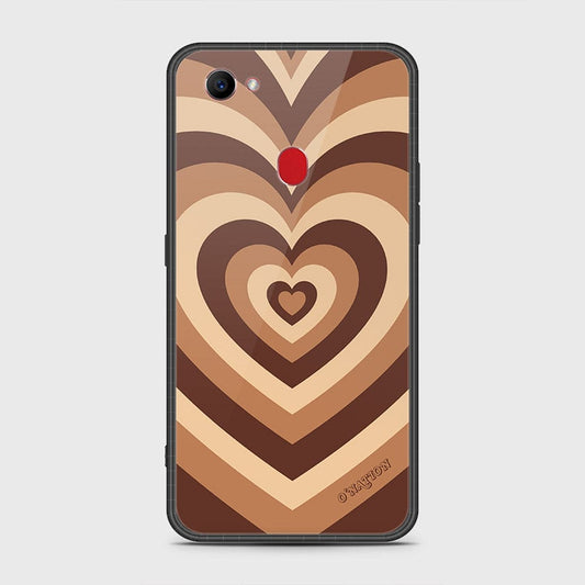 Oppo F7 Cover- O'Nation Heartbeat Series - HQ Ultra Shine Premium Infinity Glass Soft Silicon Borders Case