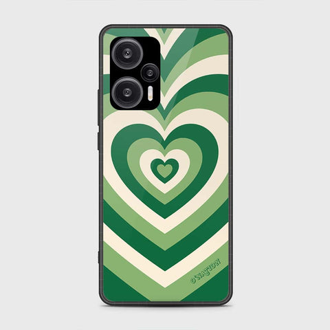 Xiaomi Poco F5  Cover- O'Nation Heartbeat Series - HQ Ultra Shine Premium Infinity Glass Soft Silicon Borders Case