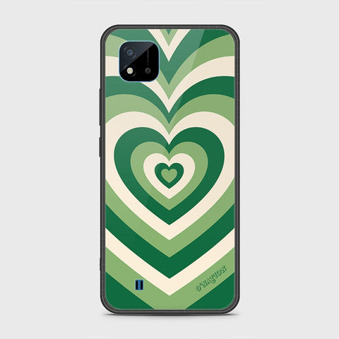 Realme C20A Cover- O'Nation Heartbeat Series - HQ Ultra Shine Premium Infinity Glass Soft Silicon Borders Case