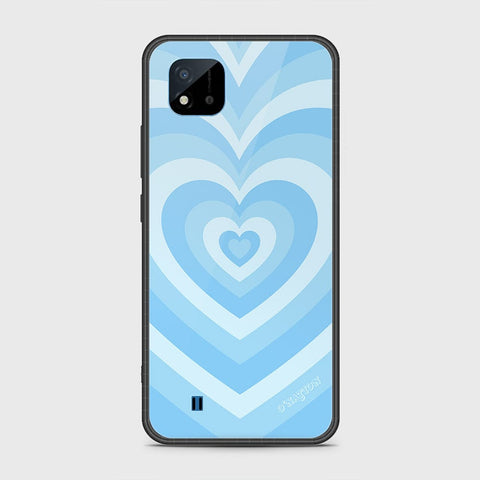 Realme C20A Cover- O'Nation Heartbeat Series - HQ Ultra Shine Premium Infinity Glass Soft Silicon Borders Case