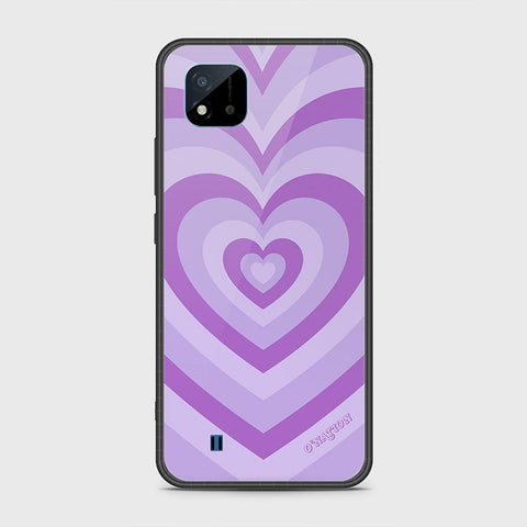 Realme C20A Cover- O'Nation Heartbeat Series - HQ Ultra Shine Premium Infinity Glass Soft Silicon Borders Case