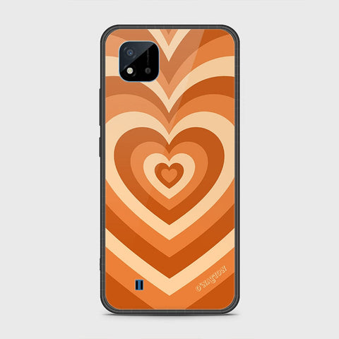 Realme C20A Cover- O'Nation Heartbeat Series - HQ Ultra Shine Premium Infinity Glass Soft Silicon Borders Case