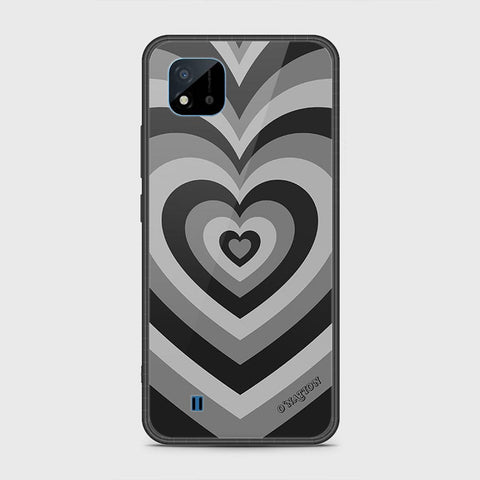 Realme C20A Cover- O'Nation Heartbeat Series - HQ Ultra Shine Premium Infinity Glass Soft Silicon Borders Case