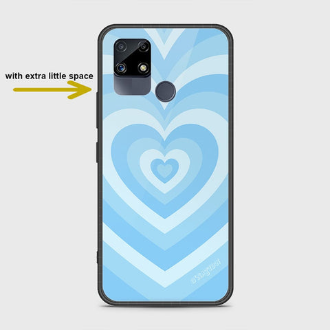 Realme Narzo 30A Cover- O'Nation Heartbeat Series - HQ Ultra Shine Premium Infinity Glass Soft Silicon Borders Case