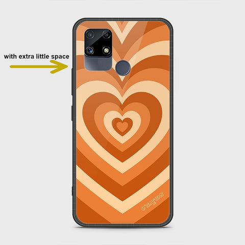 Realme Narzo 30A Cover- O'Nation Heartbeat Series - HQ Ultra Shine Premium Infinity Glass Soft Silicon Borders Case