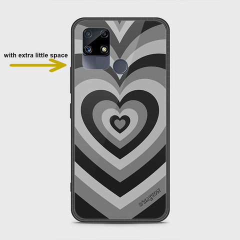 Realme C25s Cover- O'Nation Heartbeat Series - HQ Ultra Shine Premium Infinity Glass Soft Silicon Borders Case