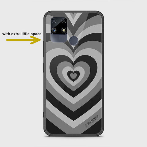 Realme Narzo 30A Cover- O'Nation Heartbeat Series - HQ Ultra Shine Premium Infinity Glass Soft Silicon Borders Case