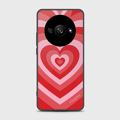 Xiaomi Redmi A3 Cover- O'Nation Heartbeat Series - HQ Ultra Shine Premium Infinity Glass Soft Silicon Borders Case