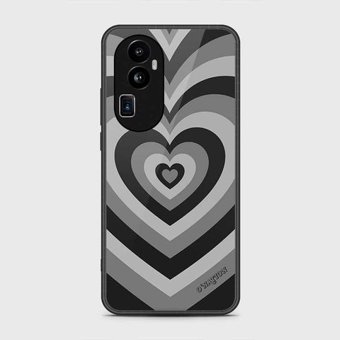 Oppo Reno 10 Pro Plus Cover- O'Nation Heartbeat Series - HQ Ultra Shine Premium Infinity Glass Soft Silicon Borders Case