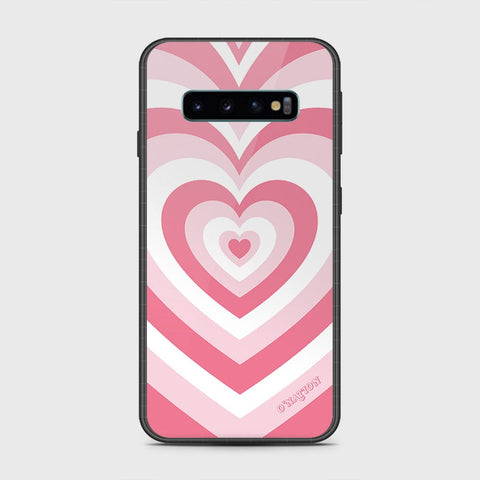 Samsung Galaxy S10 5G Cover- O'Nation Heartbeat Series - HQ Ultra Shine Premium Infinity Glass Soft Silicon Borders Case