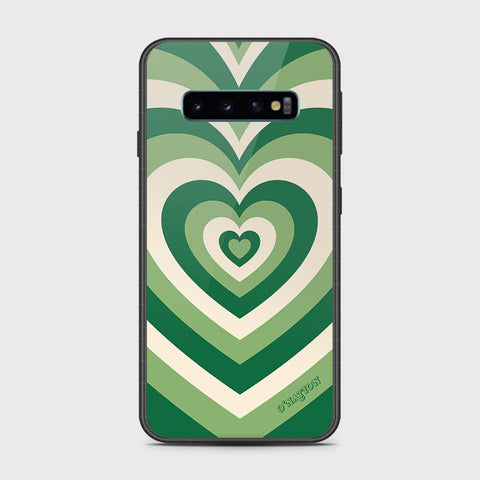 Samsung Galaxy S10 5G Cover- O'Nation Heartbeat Series - HQ Ultra Shine Premium Infinity Glass Soft Silicon Borders Case