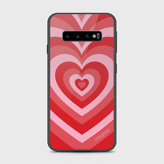 Samsung Galaxy S10 5G Cover- O'Nation Heartbeat Series - HQ Ultra Shine Premium Infinity Glass Soft Silicon Borders Case (Fast Delivery)