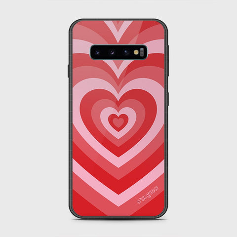 Samsung Galaxy S10 5G Cover- O'Nation Heartbeat Series - HQ Ultra Shine Premium Infinity Glass Soft Silicon Borders Case