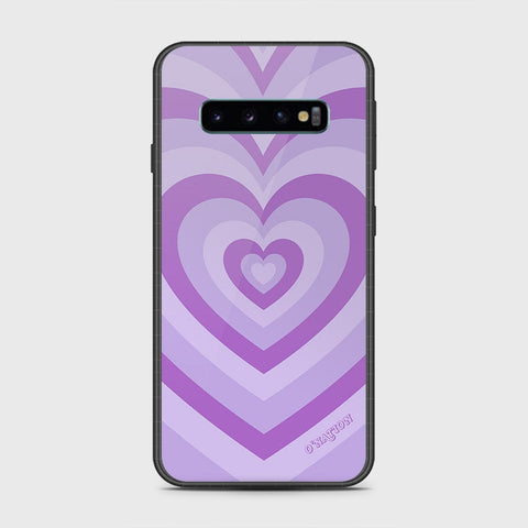 Samsung Galaxy S10 5G Cover- O'Nation Heartbeat Series - HQ Ultra Shine Premium Infinity Glass Soft Silicon Borders Case