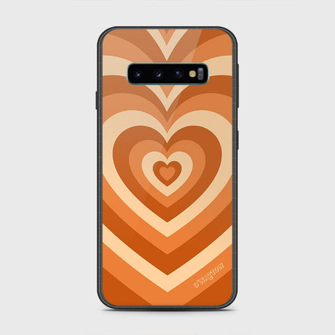 Samsung Galaxy S10 5G Cover- O'Nation Heartbeat Series - HQ Ultra Shine Premium Infinity Glass Soft Silicon Borders Case