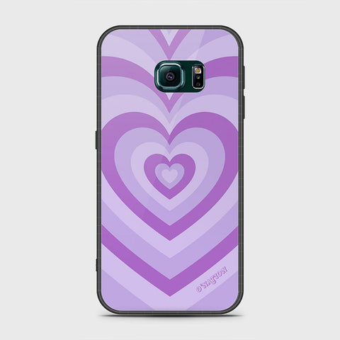 Samsung Galaxy S6 Edge Cover- O'Nation Heartbeat Series - HQ Ultra Shine Premium Infinity Glass Soft Silicon Borders Case