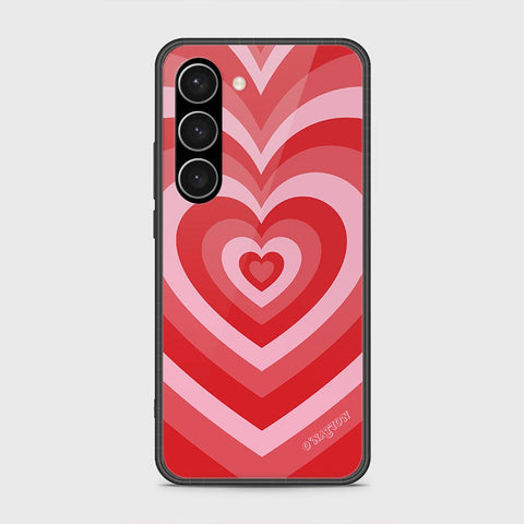 Samsung Galaxy S23 Plus 5G Cover - O'Nation Heartbeat Series - HQ Ultra Shine Premium Infinity Glass Soft Silicon Borders Case