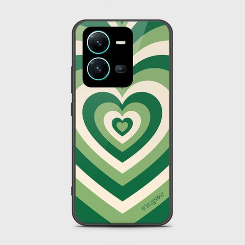 Vivo V25e Cover- O'Nation Heartbeat Series - HQ Ultra Shine Premium Infinity Glass Soft Silicon Borders Case