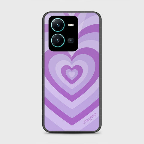 Vivo V25e Cover- O'Nation Heartbeat Series - HQ Ultra Shine Premium Infinity Glass Soft Silicon Borders Case