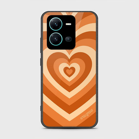 Vivo V25e Cover- O'Nation Heartbeat Series - HQ Ultra Shine Premium Infinity Glass Soft Silicon Borders Case