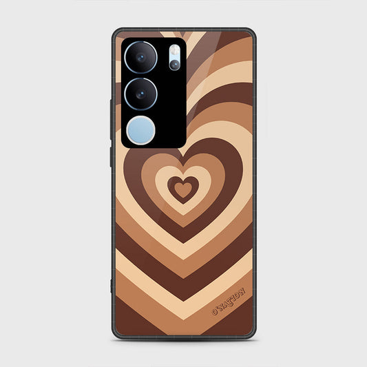 Vivo V29 Cover- O'Nation Heartbeat Series - HQ Ultra Shine Premium Infinity Glass Soft Silicon Borders Case