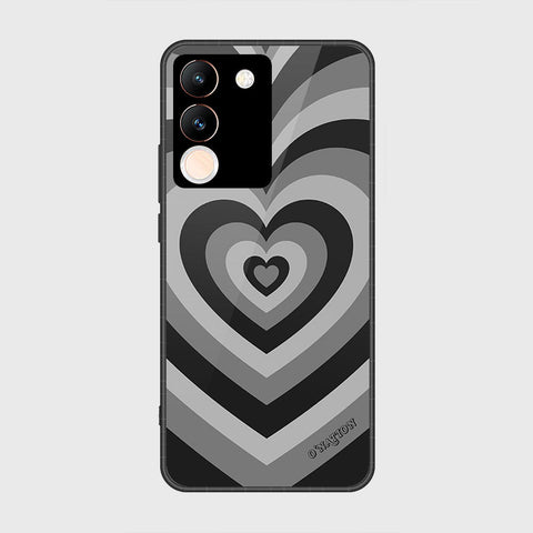 vivo V29e Cover- O'Nation Heartbeat Series - HQ Ultra Shine Premium Infinity Glass Soft Silicon Borders Case