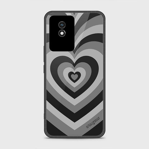 Vivo Y02A Cover- O'Nation Heartbeat Series - HQ Ultra Shine Premium Infinity Glass Soft Silicon Borders Case