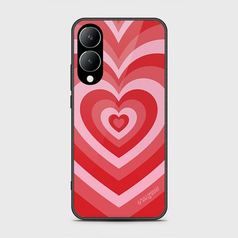 Vivo Y17s Cover- O'Nation Heartbeat Series - HQ Ultra Shine Premium Infinity Glass Soft Silicon Borders Case