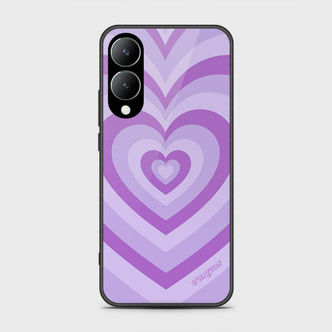 Vivo Y17s Cover- O'Nation Heartbeat Series - HQ Ultra Shine Premium Infinity Glass Soft Silicon Borders Case