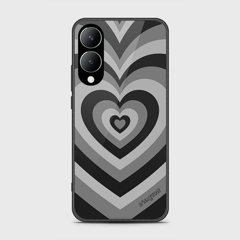 Vivo Y17s Cover- O'Nation Heartbeat Series - HQ Ultra Shine Premium Infinity Glass Soft Silicon Borders Case