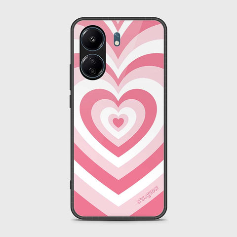 Xiaomi Poco C65 Cover- O'Nation Heartbeat Series - HQ Ultra Shine Premium Infinity Glass Soft Silicon Borders Case